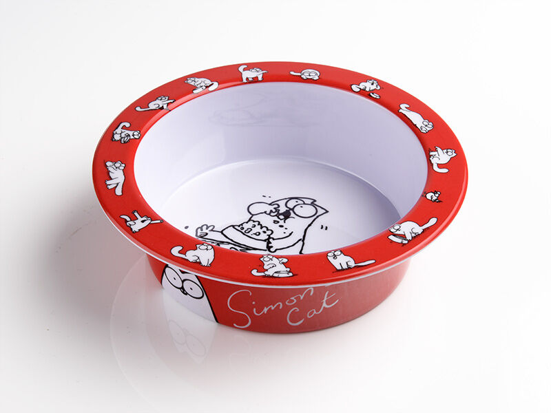 End table Every week Raw Gamelle Simon's cat rouge pour chats | bol d'alimentation pour chats